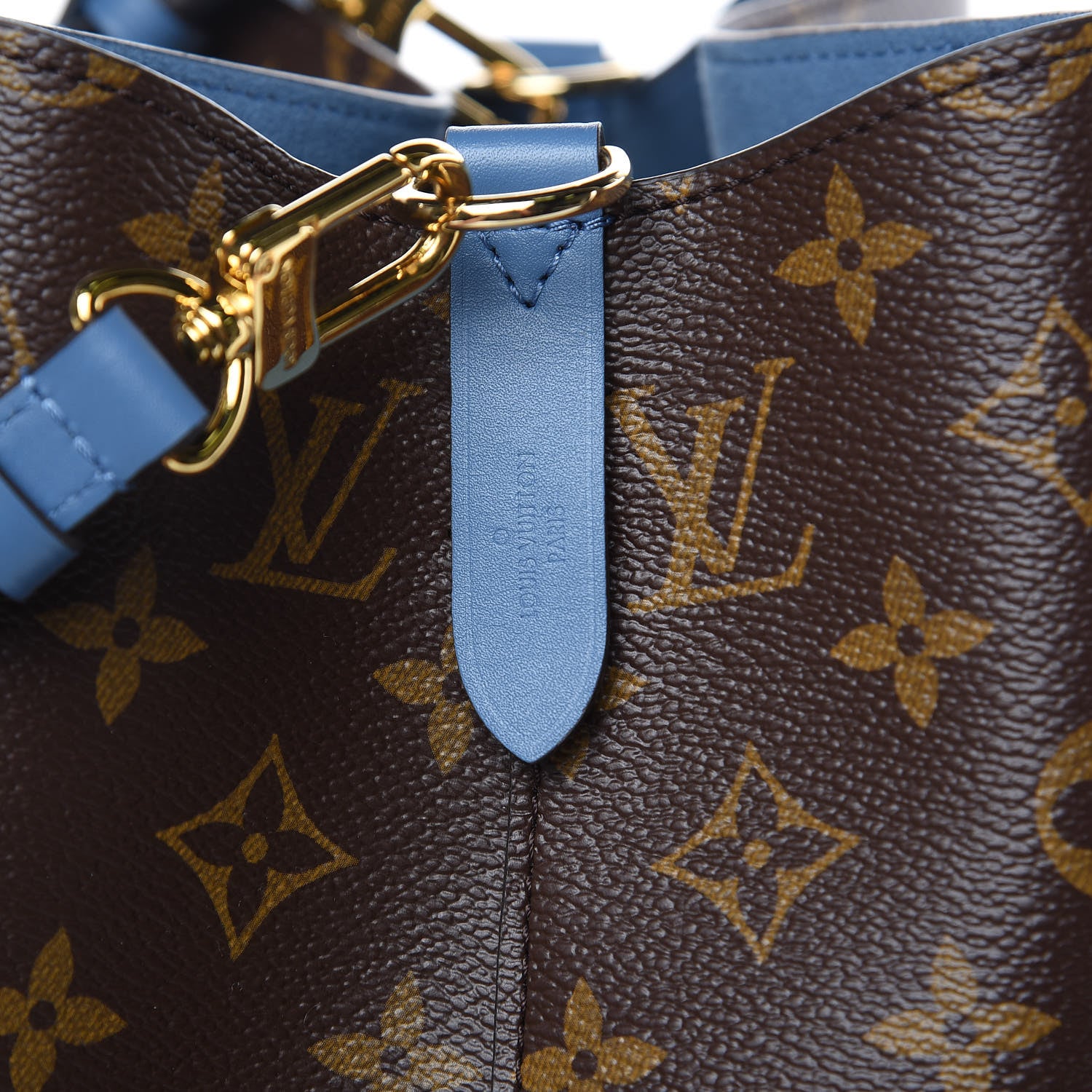 Louis Vuitton Monogram Neonoe MM Blue Jean 8 of 8