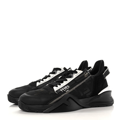 Fendi Nylon Lycra FF Mens Fendi Flow Low Top Sneakers 7 Black 3 of 7
