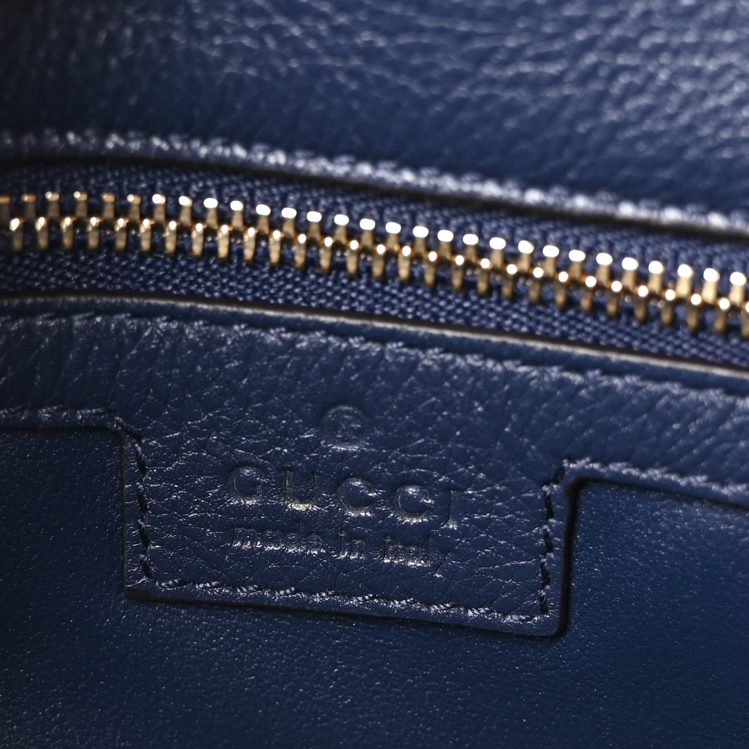 Gucci Roxy Calfskin Web Medium Blondie Top Handle Shoulder Flap Bag Blue Agata 5 of 9