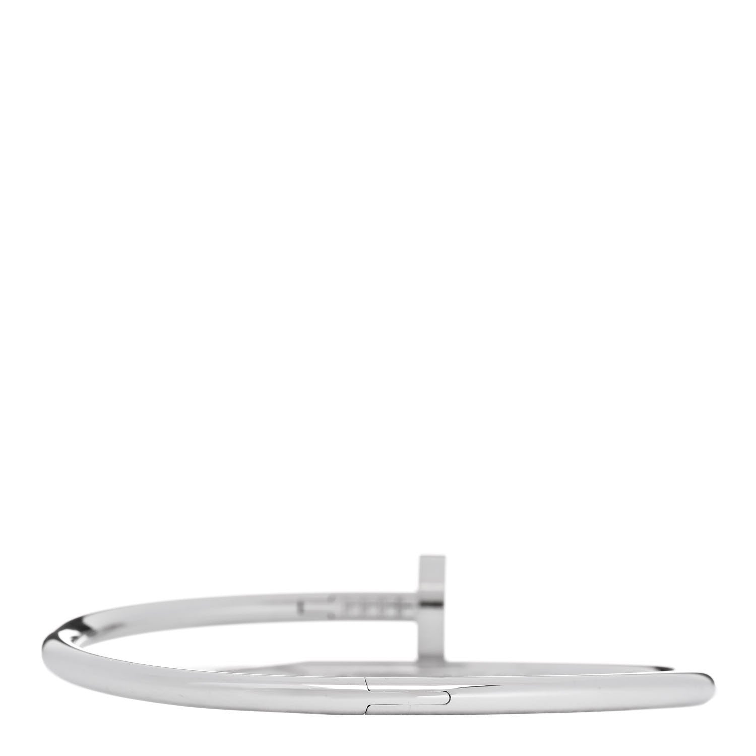 Cartier 18K White Gold Juste Un Clou Bracelet 17 2 of 5