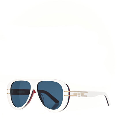 Christian Dior Acetate Diorsignature A2U DiorAlps White Red Blue 1 of 10
