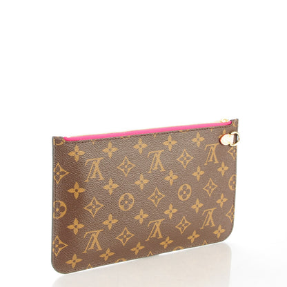 Louis Vuitton Monogram Neverfull MM GM Pochette Pivoine 3 of 7