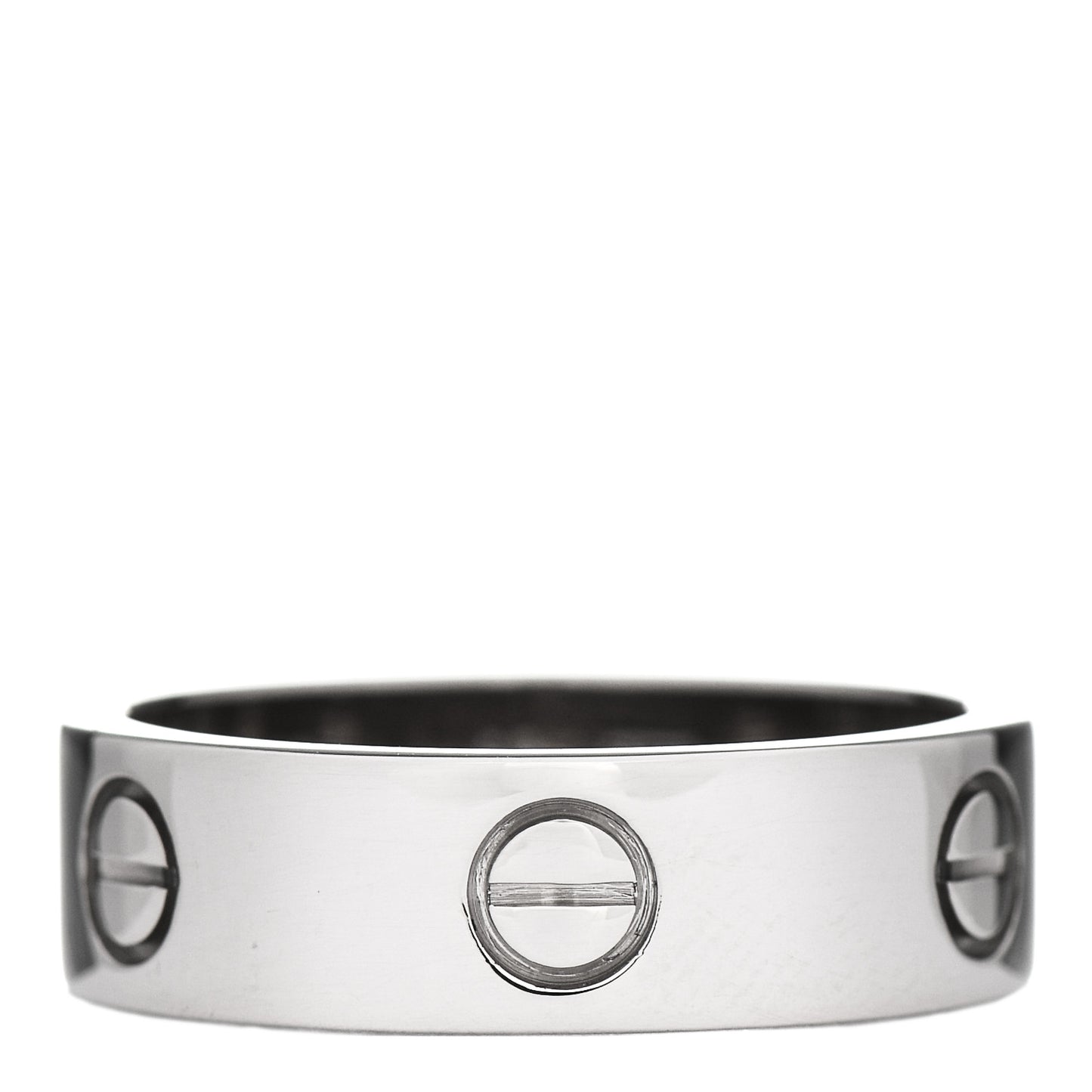 18K White Gold 6mm LOVE Ring 58 8.25