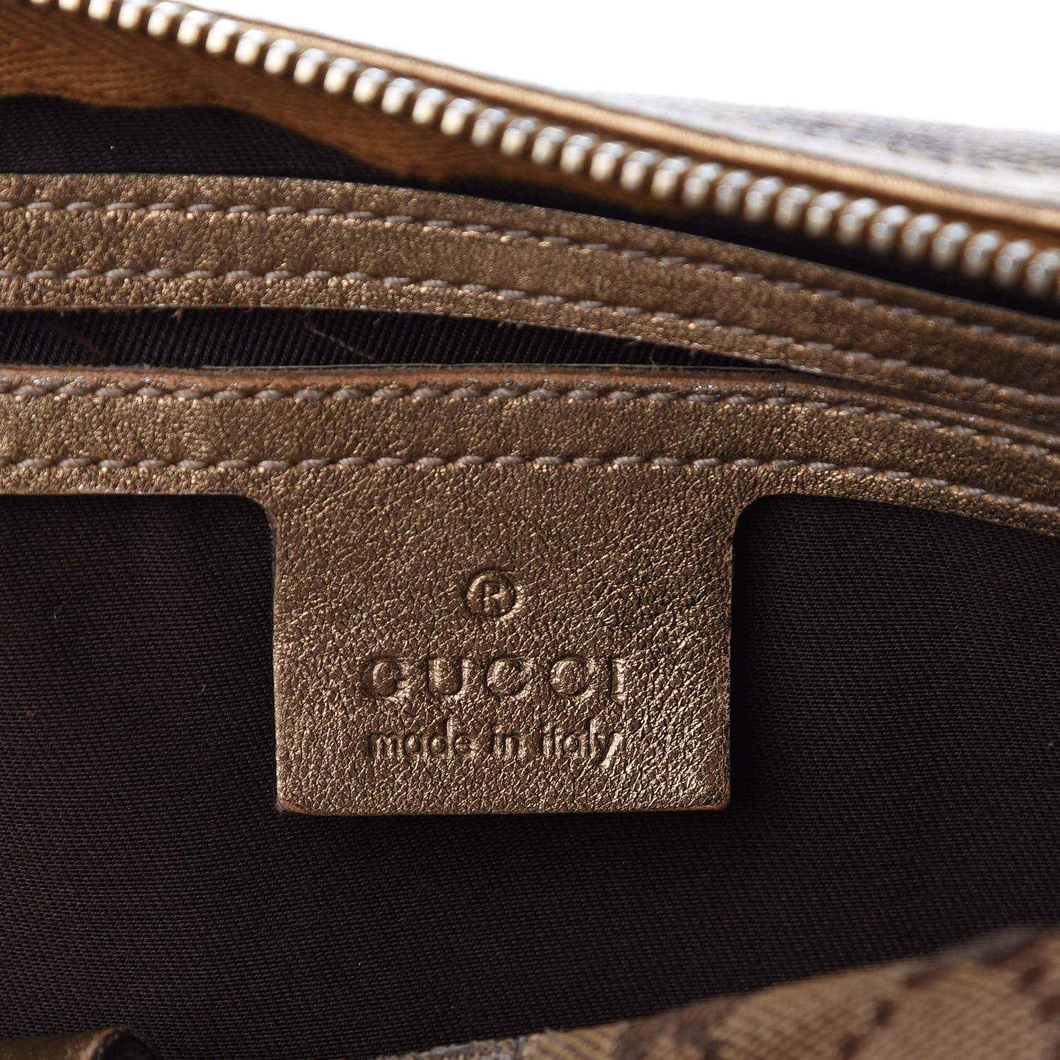 Gucci Crystal Monogram Medium Joy Boston Gold 6 of 10