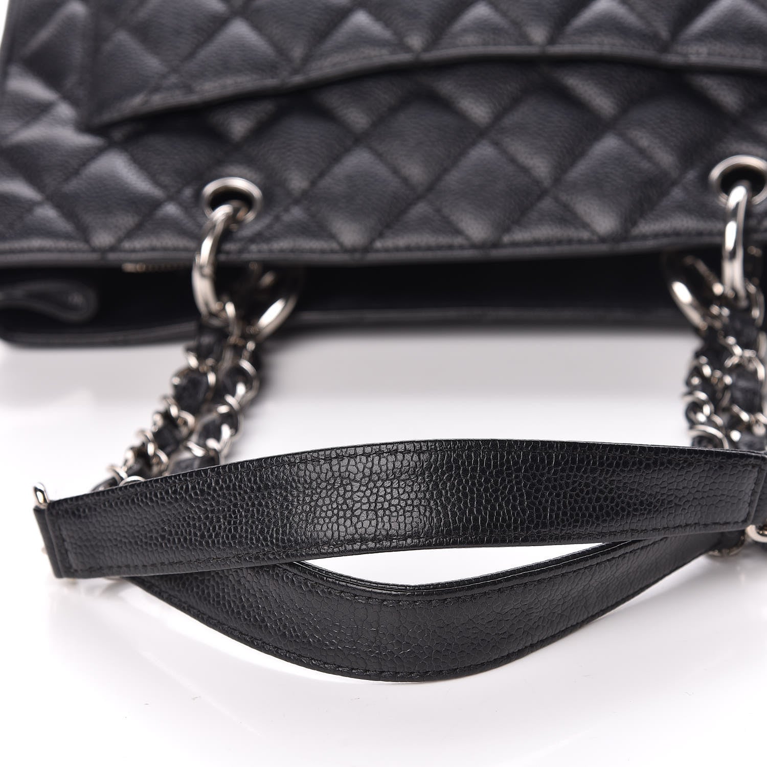 Chanel Caviar Quilted Grand Shopping Tote GST Black 14 of 14