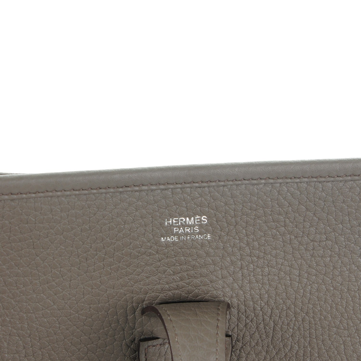 Hermes Taurillon Clemence Evelyne III PM Etain 6 of 7