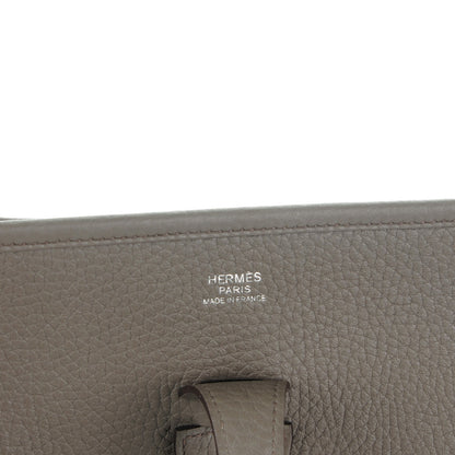 Hermes Taurillon Clemence Evelyne III PM Etain 6 of 7
