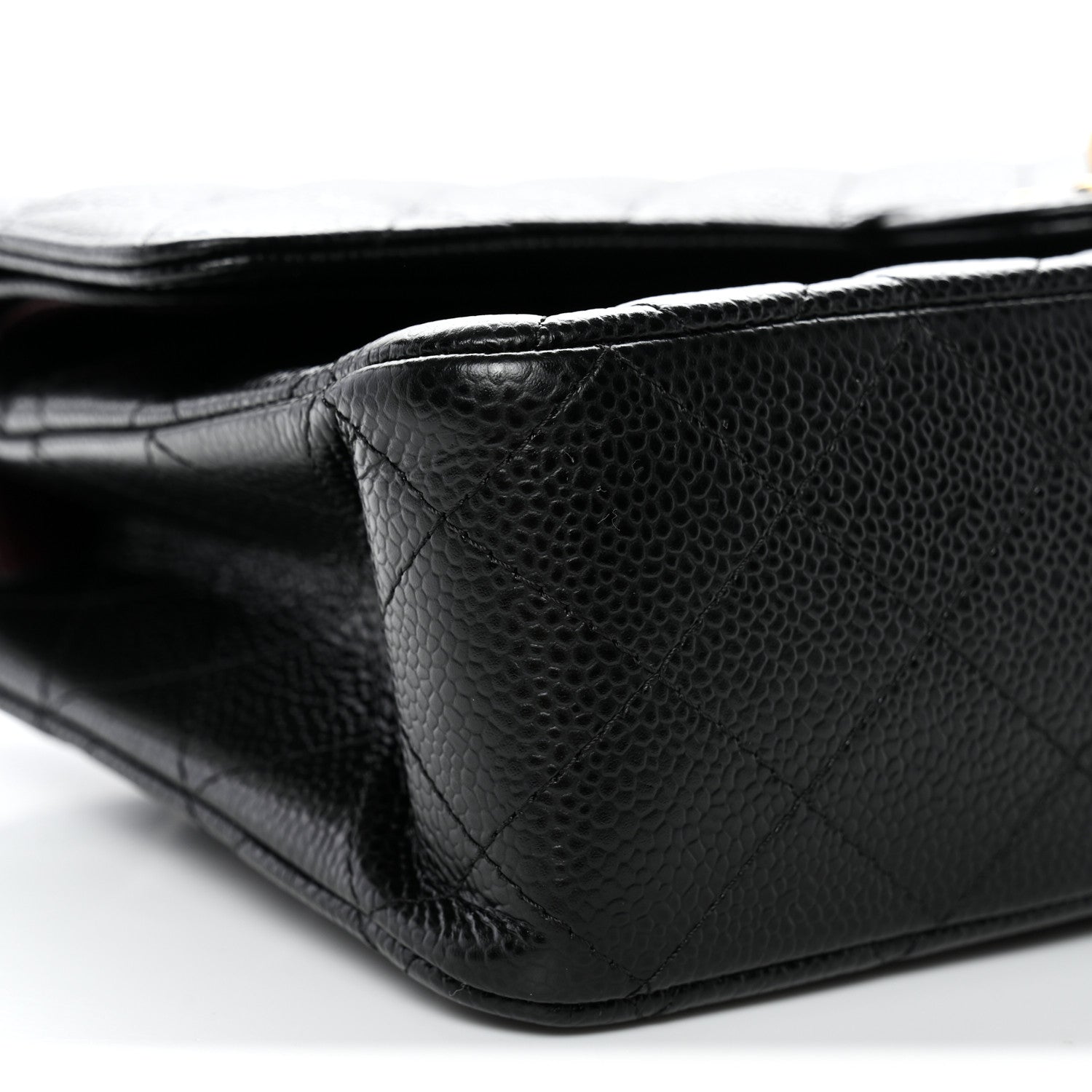 Chanel Caviar Quilted Medium Double Flap Black 9 of 13