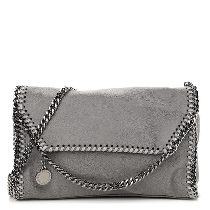 Stella McCartney Shaggy Deer Mini Falabella Crossbody Bag Grey 1 of 10