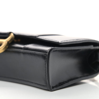 Balenciaga Shiny Box Calfskin Hourglass Chain Bag Black 7 of 8