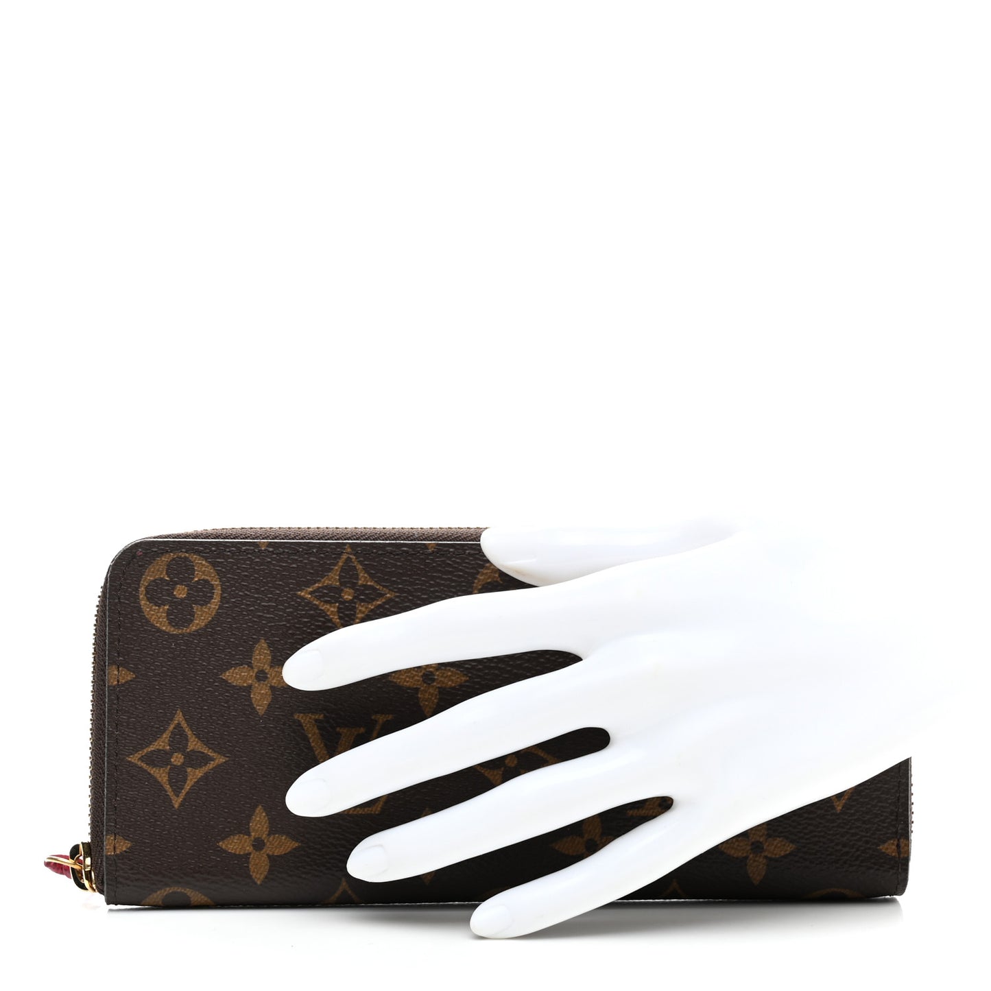 Monogram Clemence Wallet Fuchsia