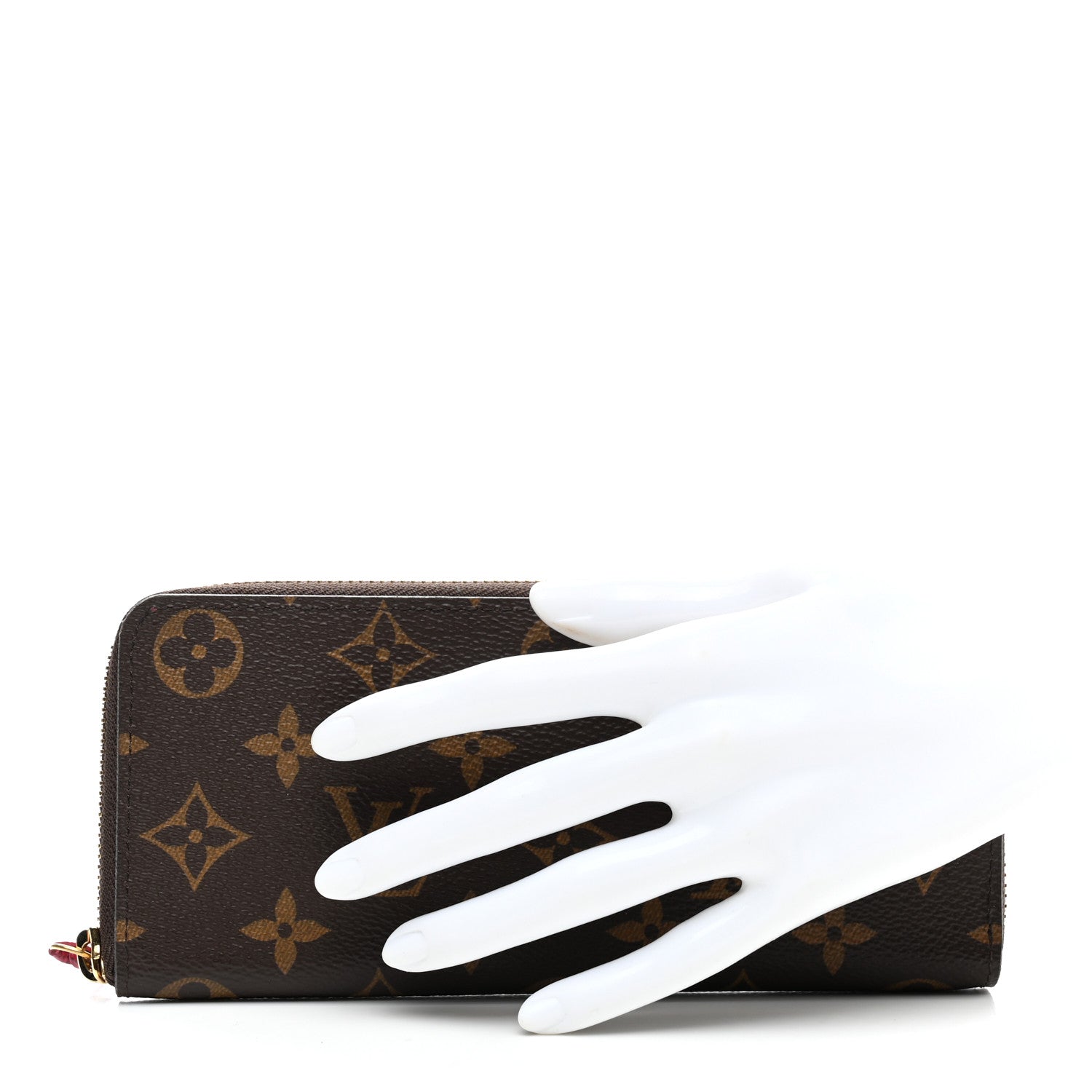 Louis Vuitton Monogram Clemence Wallet Fuchsia 2 of 8