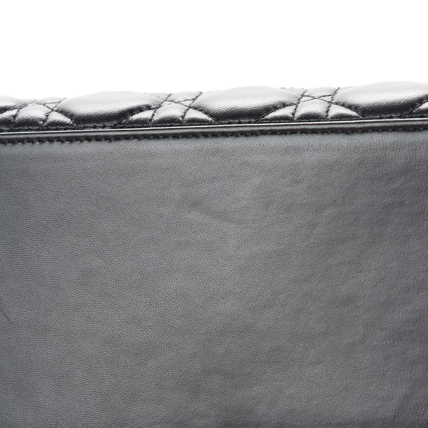 Christian Dior Lambskin Cannage Medium Lady Dior Black 12 of 13
