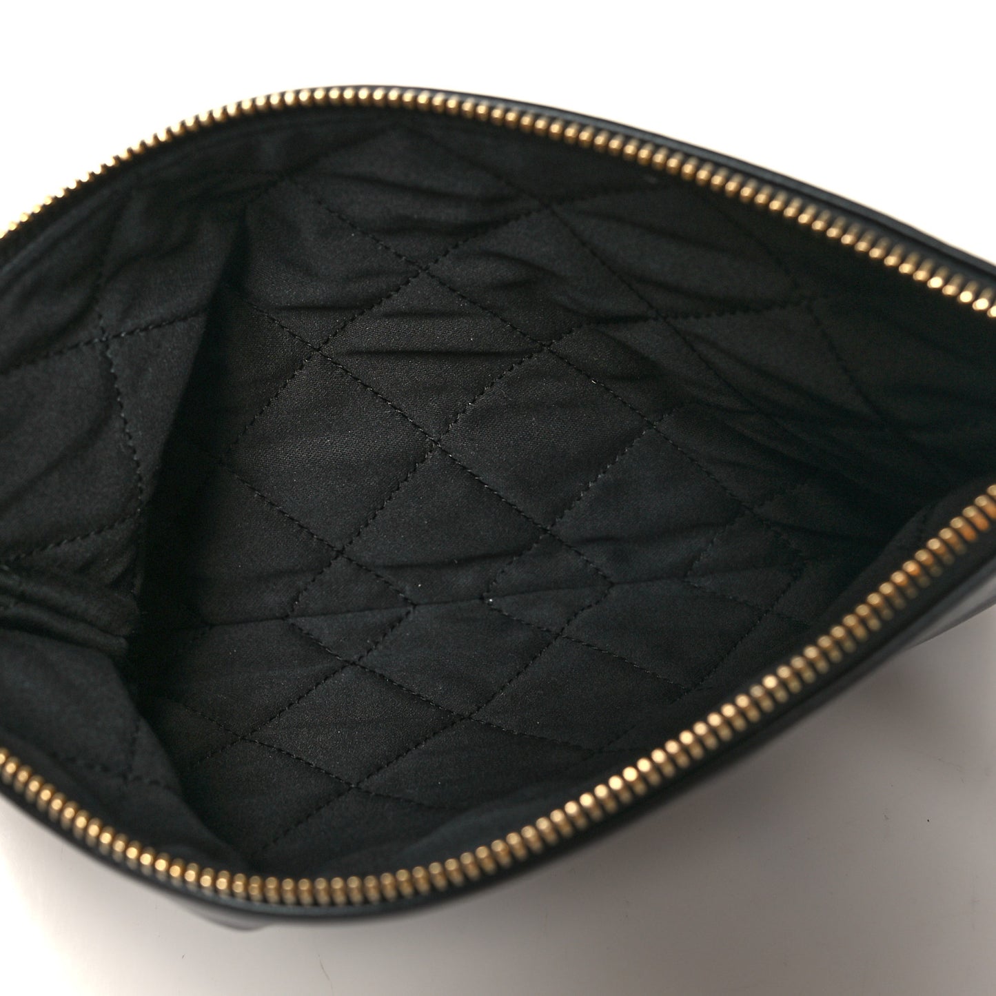 Shiny Calfskin Quilted Small Chanel 22 Black