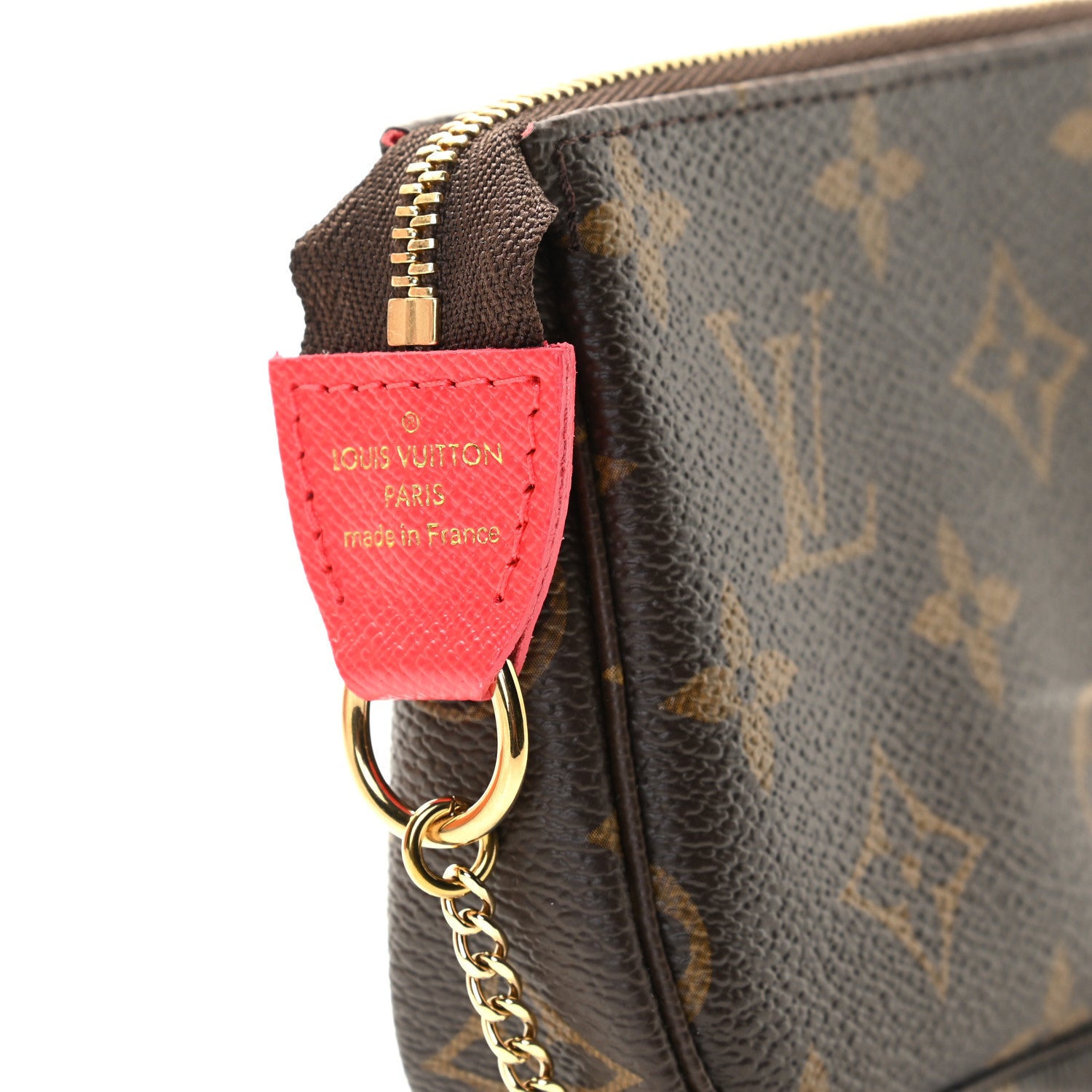Louis Vuitton Monogram 2021 Christmas Animation London Mini Pochette Accessories Red 9 of 11