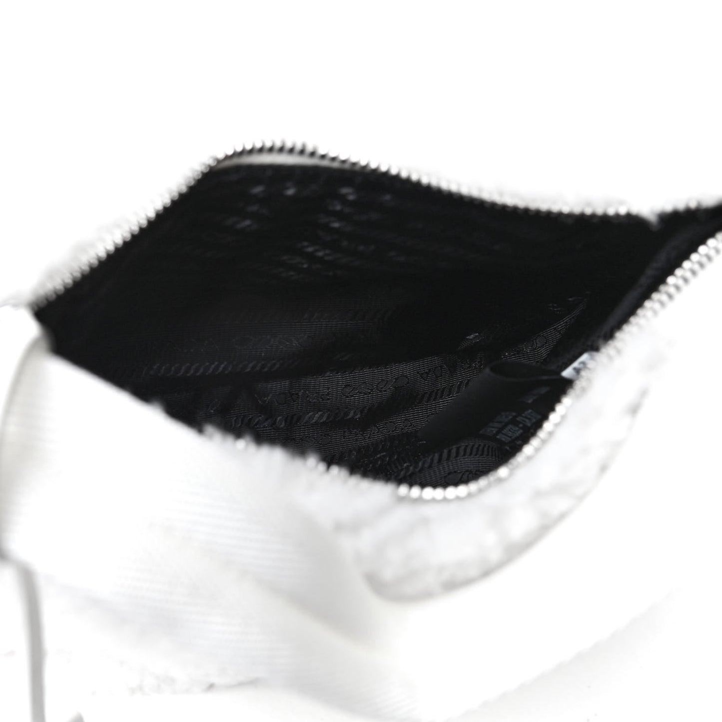 Shearling Mini Re-Edition 2000 Bag White