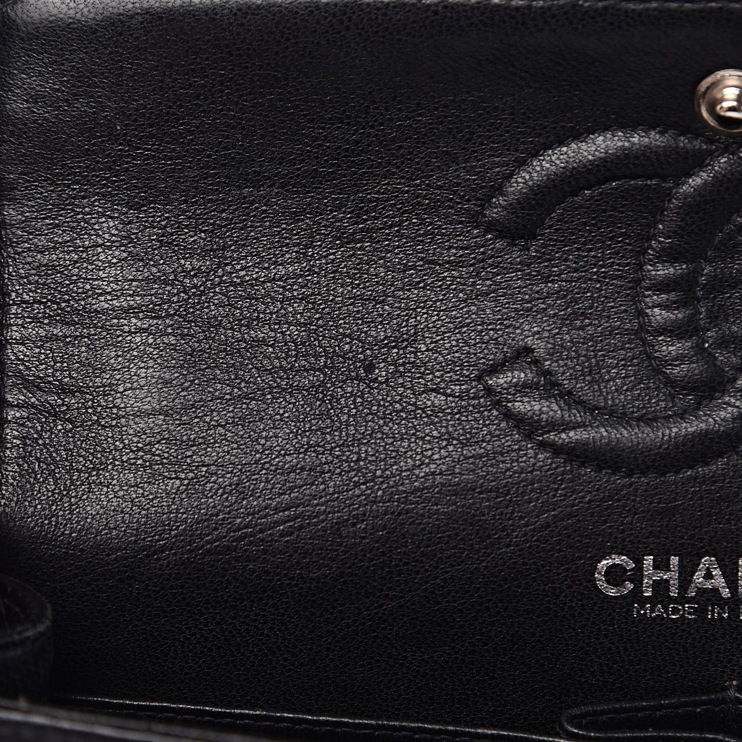 Caviar Quilted Small Double Flap Black