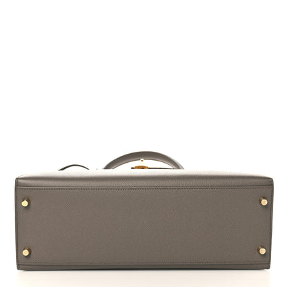 Hermes Epsom Horseshoe Kelly Sellier 32 Etain 6 of 38