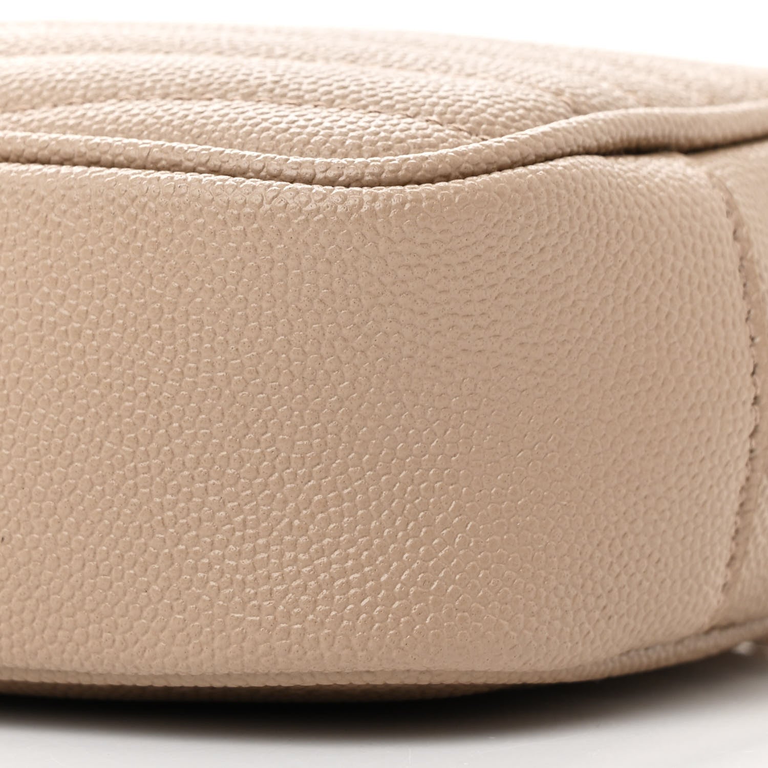 Saint Laurent Grain De Poudre Matelasse Monogram Mini Lou Camera Bag Dark Beige 10 of 11