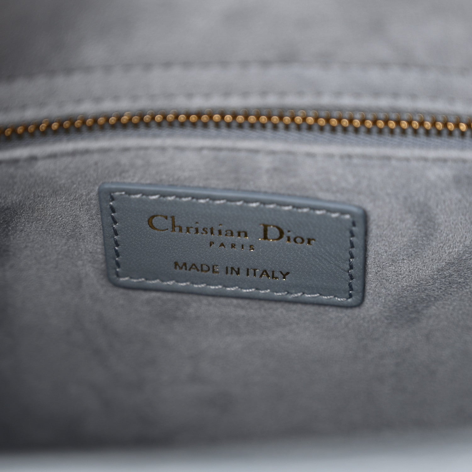 Christian Dior Lambskin Cannage Medium Lady Dior Cloud Blue 6 of 11