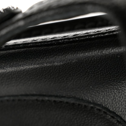 Chanel Grained Calfskin Velcro Dad Sandals 39.5 Black 16 of 18