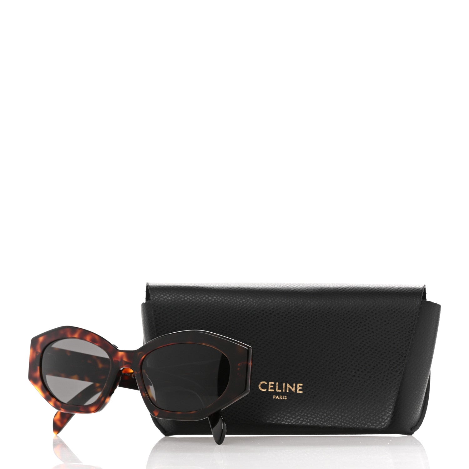 Celine Acetate Triomphe 01 Sunglasses CL 40238U Tortoise 8 of 8