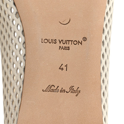 Louis Vuitton Perforated Calfskin Shake Ballerina Flat 41 Cream 8 of 8