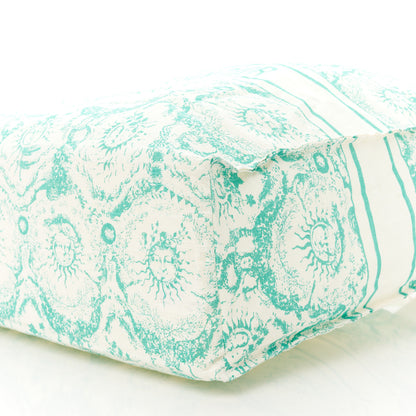 Christian Dior Canvas Dioriviera Toile de Jouy Soleil Tote Aquamarina 9 of 9