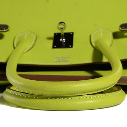 Hermes Epsom Candy Birkin 35 Kiwi Lichen 21 of 27