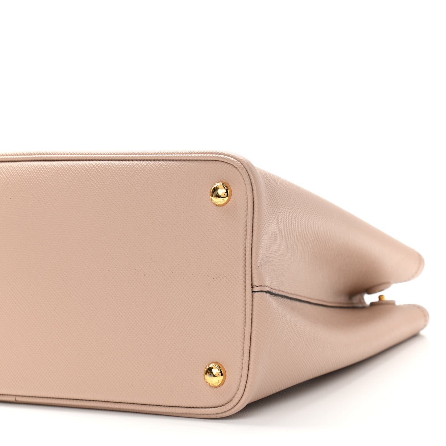 Saffiano Cuir Medium Double Bag Cammeo Black