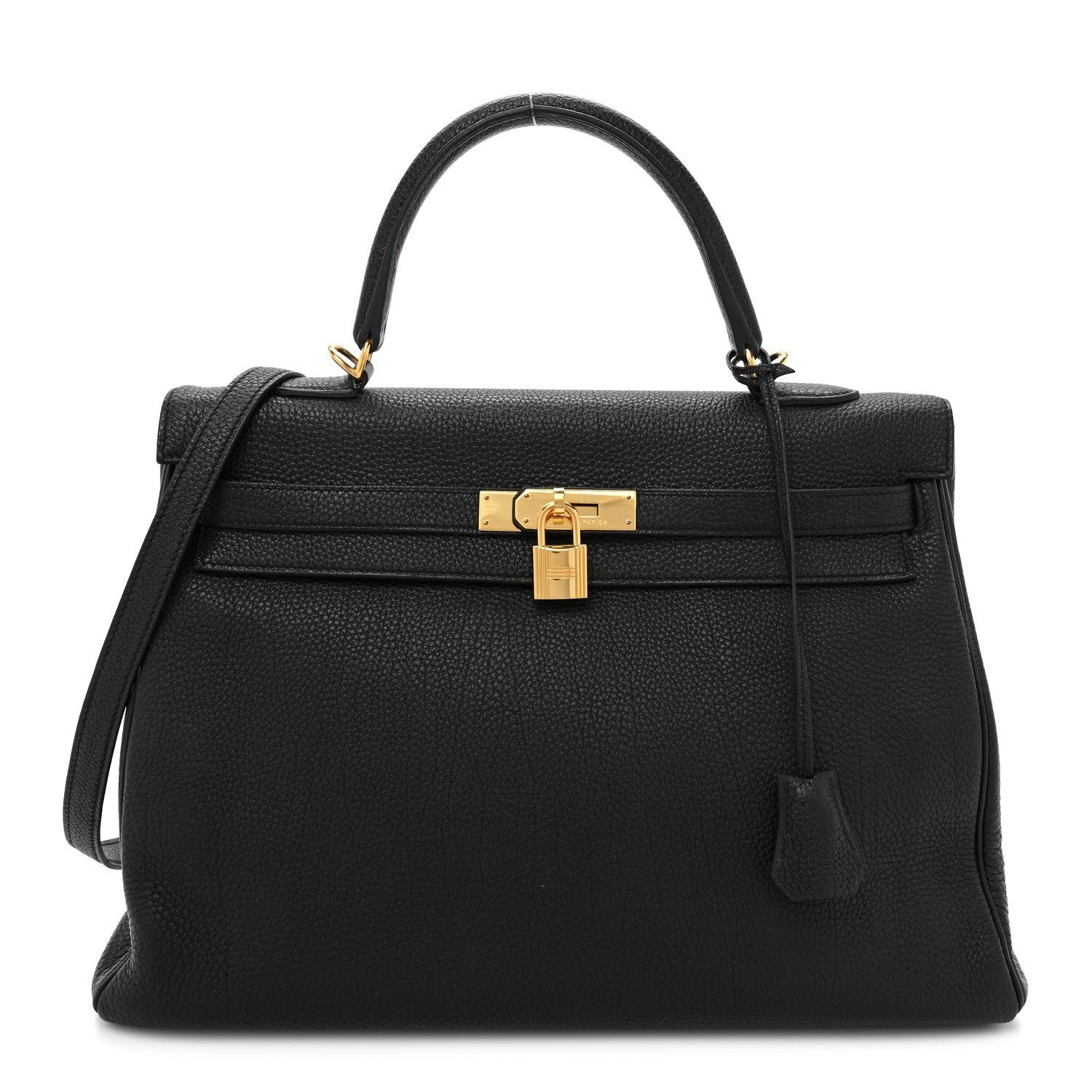 Hermes Togo Kelly Retourne 32 Black 1 of 15