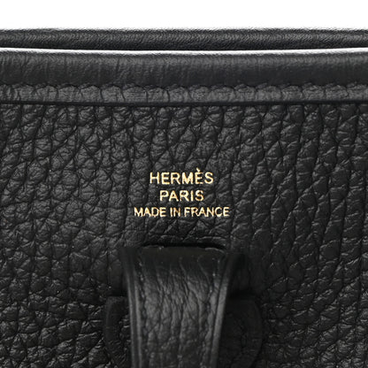 Hermes Taurillon Clemence Evelyne TPM Black 6 of 10
