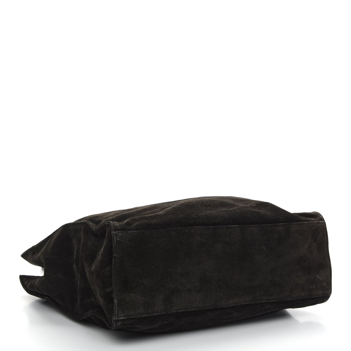 Suede CC Shoulder Bag Black