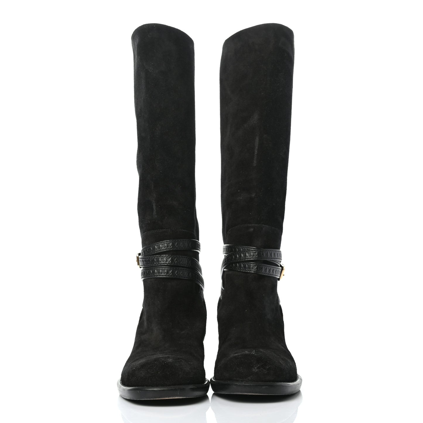 Suede Crossroads High Boot 38.5 Black