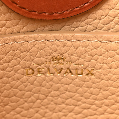Delvaux Teddy Calfskin Mini Pin Daily Surpique Bucket Natural 6 of 10