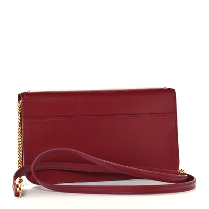 Saint Laurent Smooth Calfskin Monogram Phone Holder Crossbody Opyum Red 3 of 11
