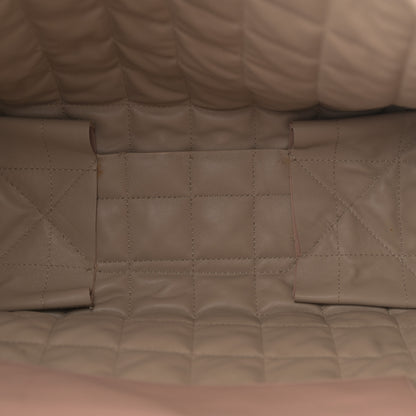 Celine Calfskin Quilted Vertical Cabas Tote Beige 5 of 13