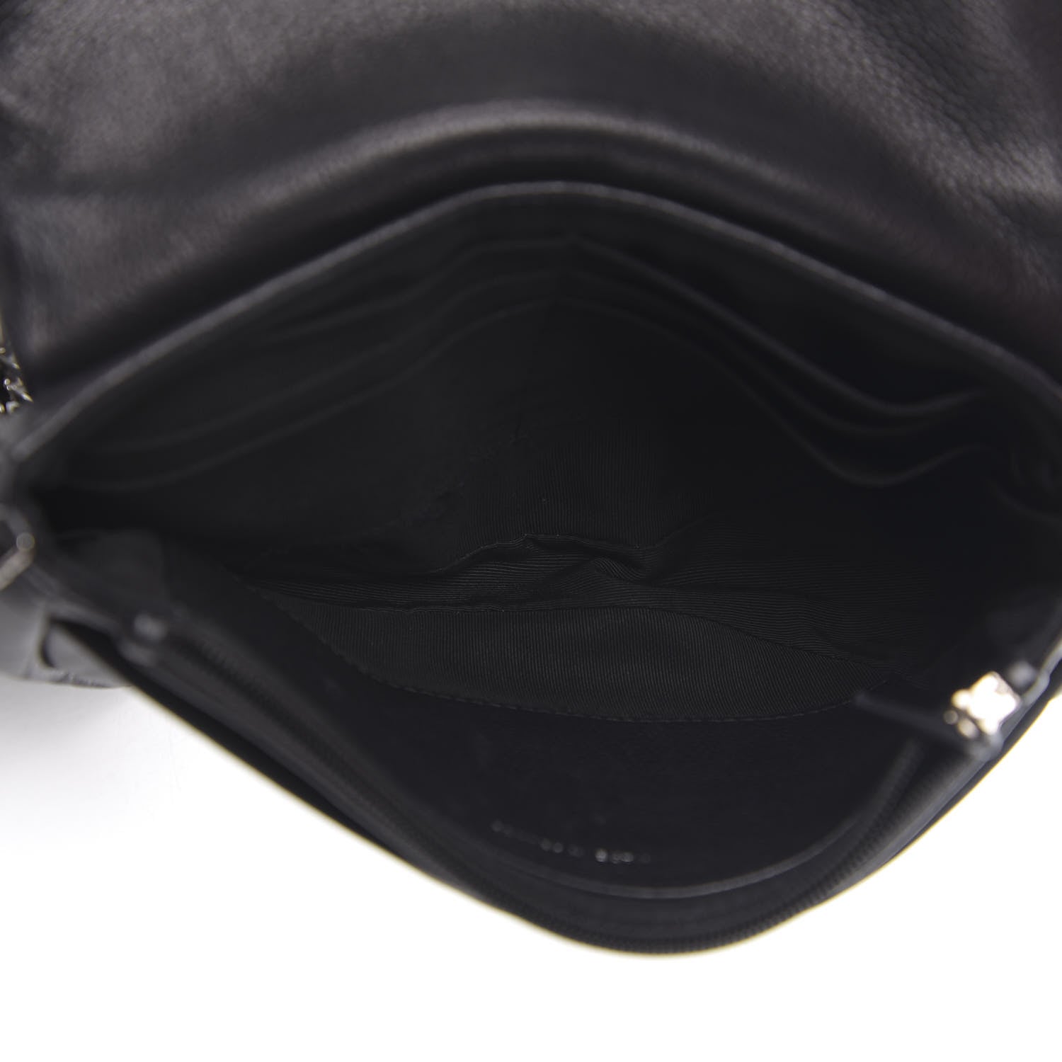 Chanel Caviar Half Moon Wallet On Chain WOC Black 4 of 9