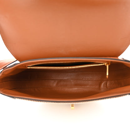 Celine Textile Natural Calfskin Medium Besace 16 Tan 5 of 10