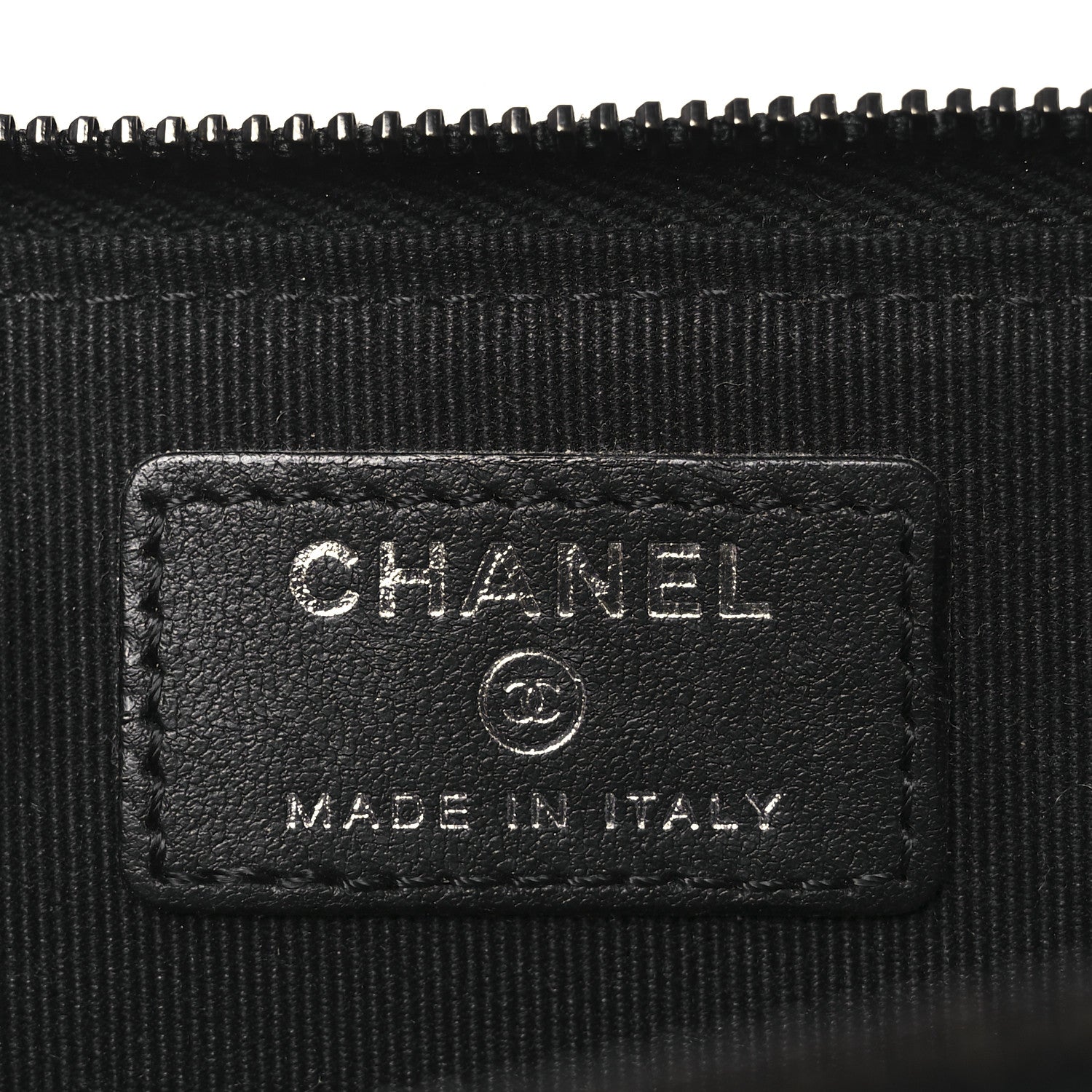 Chanel Lambskin Quilted Zip Card Holder So Black 6 of 11