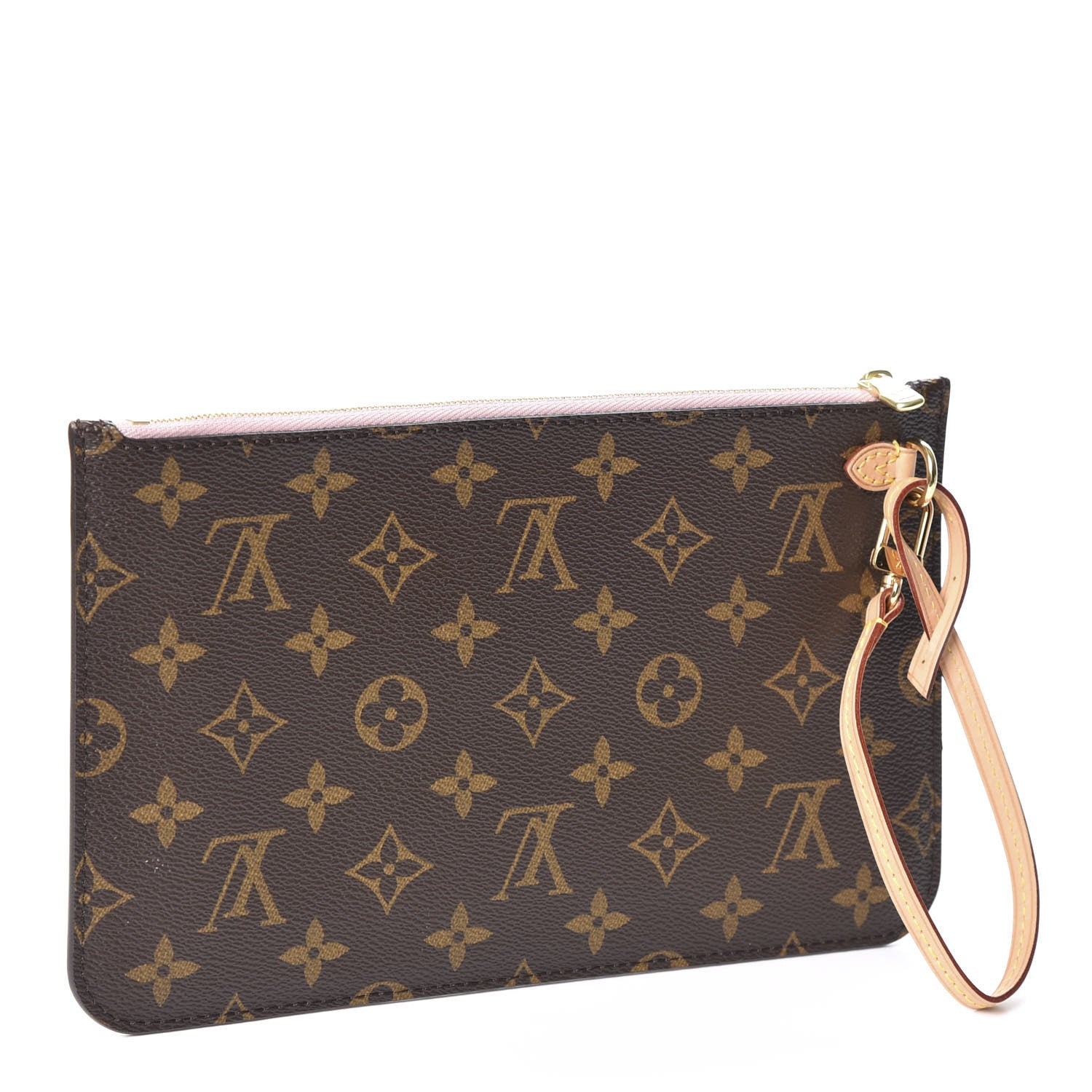 Louis Vuitton Monogram Neverfull MM GM Pochette Rose Ballerine 2 of 9