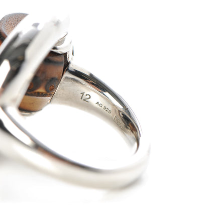 Gucci Bamboo Horsebit Ring 5 Silver 5 of 6