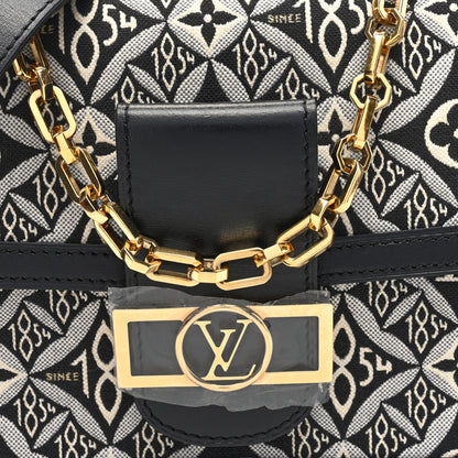 Louis Vuitton Jacquard Since 1854 Dauphine MM Grey 7 of 9