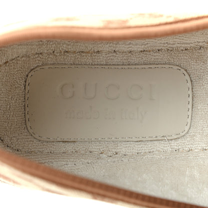 Gucci GG Monogram Mens Fria Horsebit Loafers 9 Beige Ruggine 7 of 8