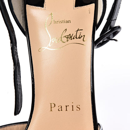 Christian Louboutin Patent Aketata 120 Pumps 36.5 Black 7 of 10