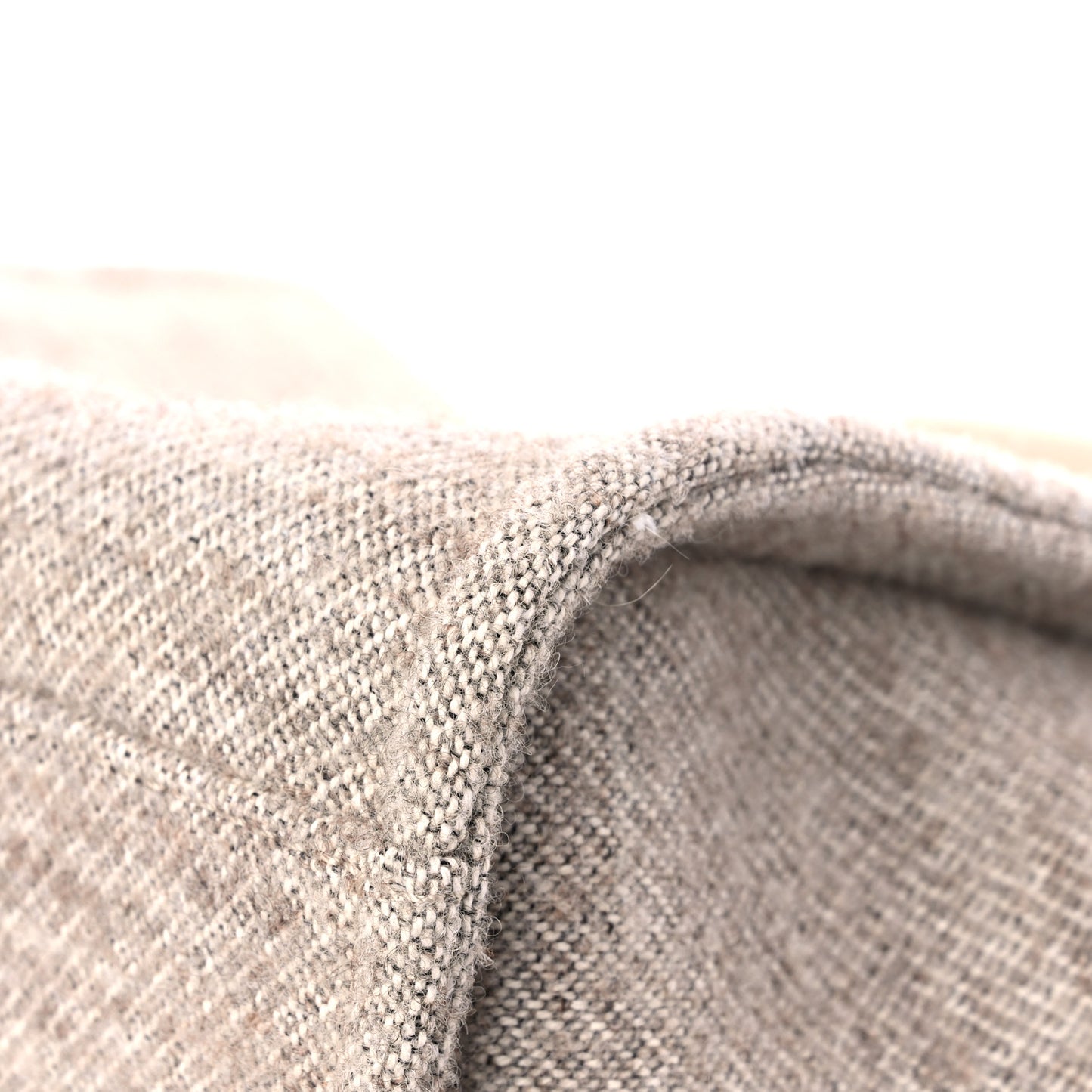 Mixed Fibers Calfskin Medium Deauville Tote Beige