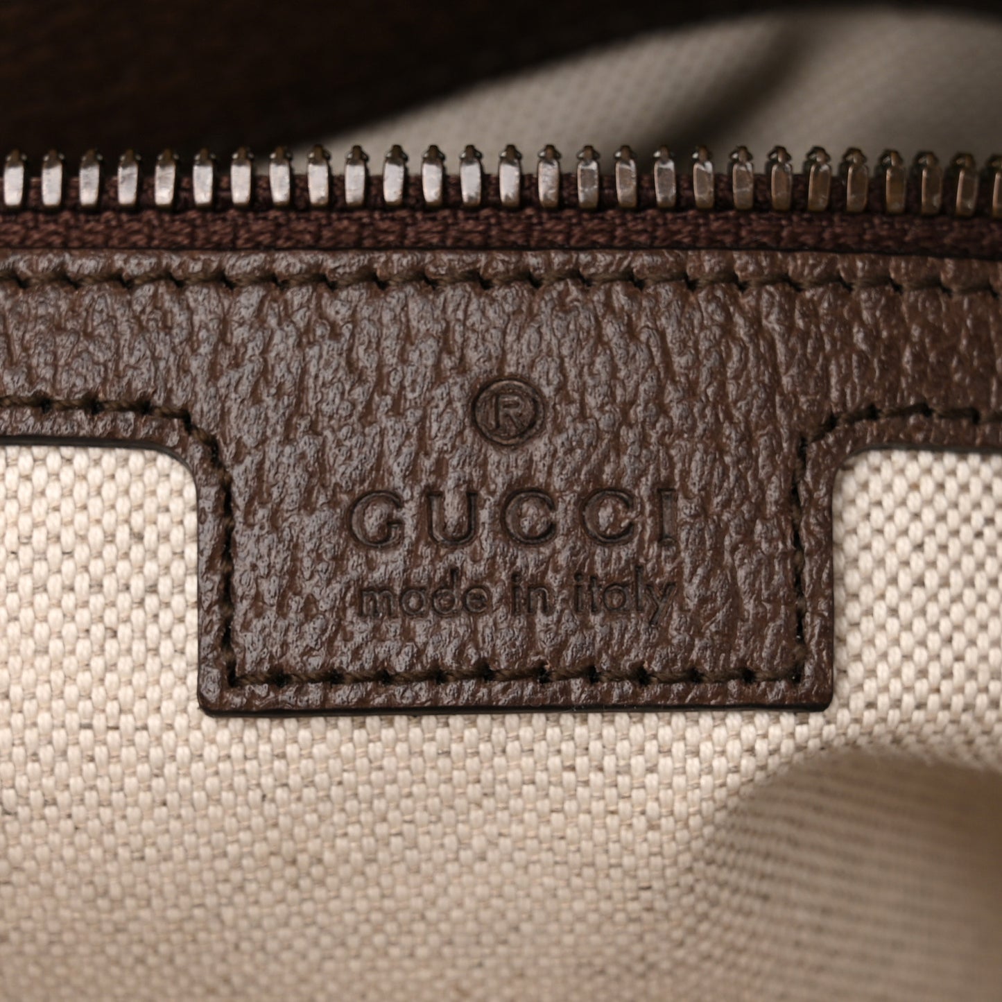 GG Supreme Monogram Web Small Ophidia Messenger Bag Brown