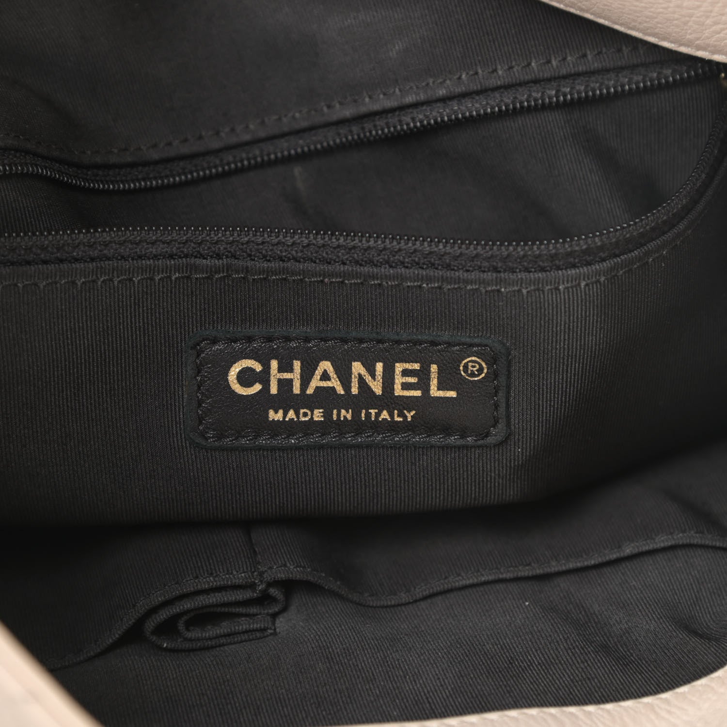 Chanel Calfskin Stitched Large Button Up Hobo Beige 6 of 16