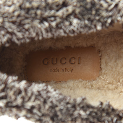 Gucci Satin Quilted Womens Fria Horsebit Loafers 36 Apricot Beige 7 of 9