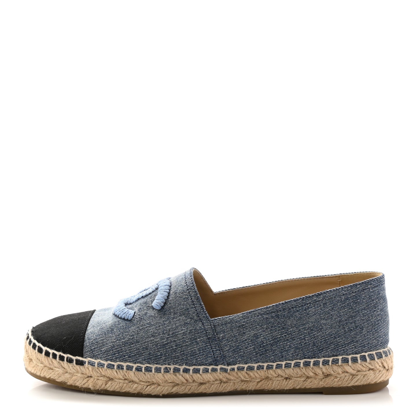 Denim CC Espadrilles 41 Blue Black